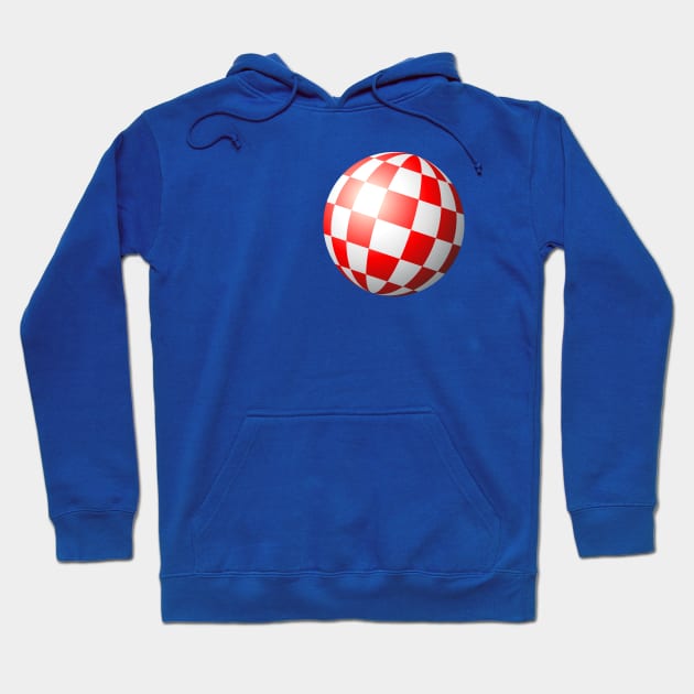 Amiga chequered boing ball (1984 CES Demo) Hoodie by retrochris